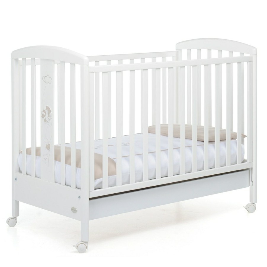 Hot Foppapedretti Lettino Legno Bambino Babyfly Bianco